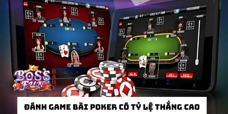 Đánh game bài Poker Livestream có tỷ lệ thắng cao hay thấp