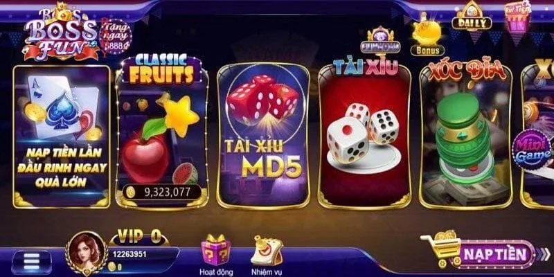 Hệ thống trò chơi đa dạng